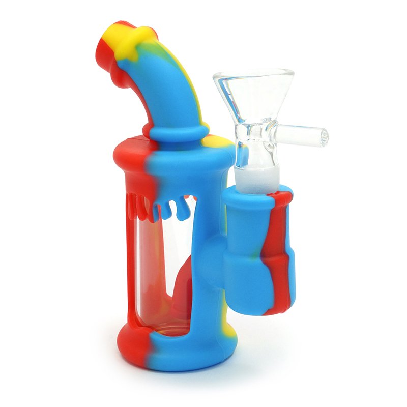 Bong Cristal/Silicona Poppins Lab